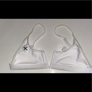 Venice White V-Cut Top, never worn in water.